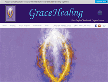 Tablet Screenshot of gracehealing.org